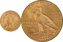 1909 Indian Half Eagle. MS-64 (PCGS).
PCGS# 8513. NGC ID: 28DH.
From the Fairmont Collection - Albertine Set.
From the Fairmont Collection - Albert...