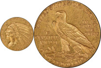 1909-S Indian Half Eagle. MS-61 (PCGS). CAC.
PCGS# 8516. NGC ID: 25ZL.
From the Fairmont Collection - Albertine Set.
From the Fairmont Collection -...