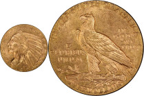1912 Indian Half Eagle. MS-63 (PCGS).
PCGS# 8523. NGC ID: 28DS.
From the Fairmont Collection - Albertine Set.
From the Fairmont Collection - Albert...