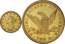 1842 Liberty Head Eagle. Small Date, Plain 4. EF-45 (PCGS).
PCGS# 8585. NGC ID: 262L.
From the Fairmont Collection - Albertine Set.
From the Fairmo...