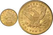 1879 Liberty Head Eagle. MS-61 (PCGS). CAC.
PCGS# 8683. NGC ID: 265M.
From the Fairmont Collection - Albertine Set.
From the Fairmont Collection - ...