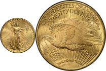 1924 Saint-Gaudens Double Eagle. MS-64 (PCGS). CAC.
PCGS# 9177. NGC ID: 26G7.
From the Fairmont Collection - Albertine Set.
From the Fairmont Colle...