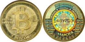 2011 Casascius 1 Bitcoin. Loaded. Firstbits 148Y7D3U. Series 1. CASACIUS Error. Brass. MS-66 (ANACS).
*Loaded cryptocurrency coins will be reserved a...