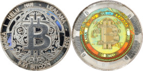 2022 Lealana "Bitcoin Cent" 0.01 Bitcoin. Loaded. Firstbits 17zoNL9Y. Serial No. 76. Rainbow Finish. 1/10oz .999 Fine Silver. Proof-70 Deep Cameo (PCG...