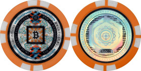 2017 Satori "Poker Chip" 0.001 Bitcoin. Loaded. Pre-Fork. Serial No. 025386. Plastic. MS-69 (ANACS).
*Loaded cryptocurrency coins will be reserved at...