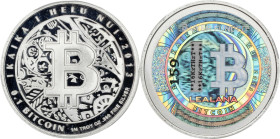 Unfunded 2013 Lealana 0.1 Bitcoin. Firstbits 16KzTHzT. Serial No. 159. Buyer Funded. Black Address. Silver. Proof-69 Deep Cameo (PCGS).
PCGS# 921846....