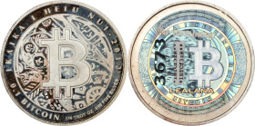 Unfunded 2013 Lealana 0.1 Bitcoin. Firstbits 1BTCf3zR. Serial No. 3673. Buyer Funded. Black Address. Silver. MS-67 (ANACS) Yellow Label.