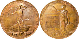 1964 The Cullum Geographical Medal. Designed by L. F. Einmer, Engraved by Victor David Brenner. Smedley-23. Bronze. Mint State, Residue.
From the Dic...