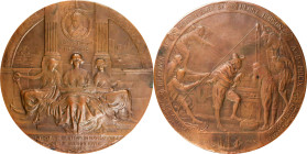 1909 Hudson-Fulton Celebration Medal. First Size. By Emil Fuchs. Miller-23. Bronze. Edge Inscription. About Uncirculated.
From the Dick Johnson Colle...