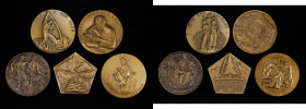 Lot of (5) Society of Medalists Medals, 1960-1970. Bronze. Mint State.
From the Estate of Harry Garrison. 
From the Estate of Harry Garrison.