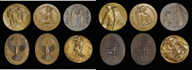 Lot of (6) Society of Medalists Medals, 1973-1975. Bronze. Mint State.
From the Estate of Harry Garrison. 
From the Estate of Harry Garrison.