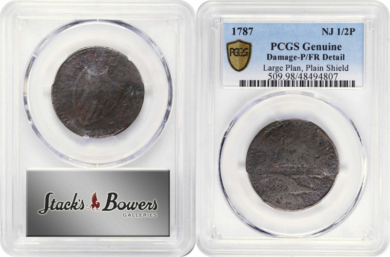 Lot of (2) Colonial and Early Federal Era Coppers. (PCGS).