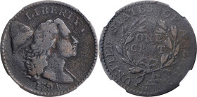 1794 Liberty Cap Cent. S-44, B-33. Rarity-1. Head of 1794, Short Bust. Fine-15 BN (NGC).
PCGS# 35597. NGC ID: 223M.