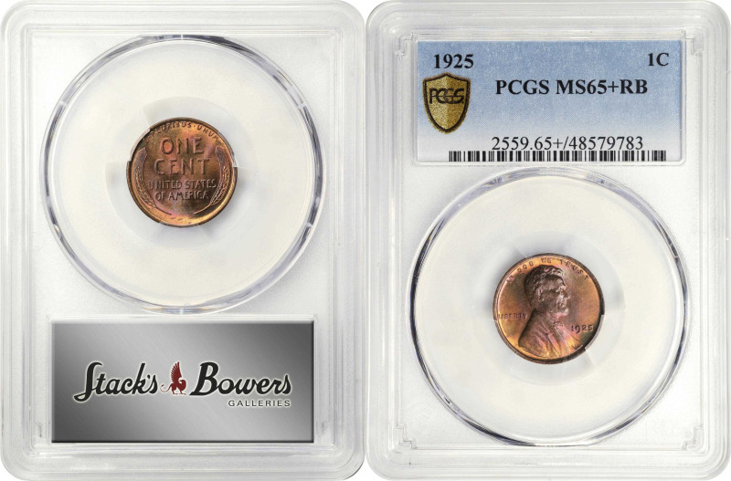 Lot of (4) Gem Mint State 1925 Lincoln Cents. (PCGS).
PCGS# 2559. NGC ID: 22CF.