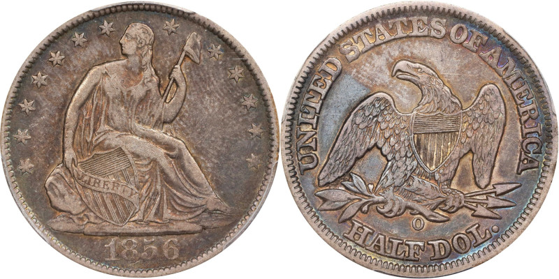 1856-O Liberty Seated Half Dollar. WB-18. Rarity-4. VF-30 (PCGS).
PCGS# 6288. N...