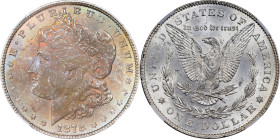 1878 Morgan Silver Dollar. 7/8 Tailfeathers. Weak. MS-63 (NGC).
PCGS# 7070. NGC ID: 2TY3.