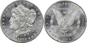 1878-CC Morgan Silver Dollar. MS-63 (PCGS).
PCGS# 7080. NGC ID: 253M.
