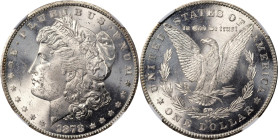 1878-CC Morgan Silver Dollar. MS-63 (NGC).
PCGS# 7080. NGC ID: 253M.
From the Maine Carson City Hoard.
From the Maine Carson City Hoard.