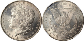1878-CC Morgan Silver Dollar. MS-62 (NGC).
PCGS# 7080. NGC ID: 253M.
From the Maine Carson City Hoard.
From the Maine Carson City Hoard.