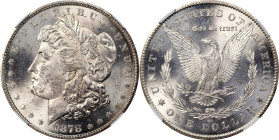 1878-CC Morgan Silver Dollar. MS-62 (NGC).
PCGS# 7080. NGC ID: 253M.
From the Maine Carson City Hoard.
From the Maine Carson City Hoard.