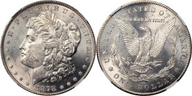 1878-CC Morgan Silver Dollar. MS-62 (NGC).
PCGS# 7080. NGC ID: 253M.
From the Maine Carson City Hoard.
From the Maine Carson City Hoard.