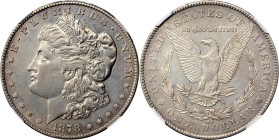 1878-CC Morgan Silver Dollar. AU Details--Cleaned (NGC).
PCGS# 7080. NGC ID: 253M.
From the Maine Carson City Hoard.
From the Maine Carson City Hoa...