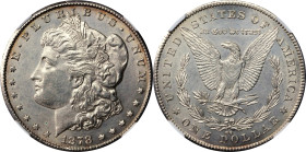 1878-CC Morgan Silver Dollar. AU Details--Cleaned (NGC).
PCGS# 7080. NGC ID: 253M.
From the Maine Carson City Hoard.
From the Maine Carson City Hoa...