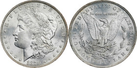 1879-O Morgan Silver Dollar. MS-63 (PCGS).
PCGS# 7090. NGC ID: 253V.
From the Steve Schloss Collection.
From the Steve Schloss Collection.