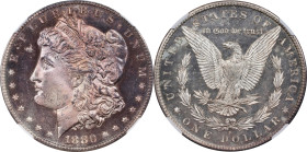 1880-S Morgan Silver Dollar. MS-65 PL (NGC). CAC.
PCGS# 7119. NGC ID: 253Y.