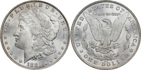 1881-CC Morgan Silver Dollar. MS-63 (PCGS). OGH.
PCGS# 7126. NGC ID: 2547.
From the Steve Schloss Collection.
From the Steve Schloss Collection.