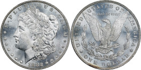 1882 Morgan Silver Dollar. MS-64 (PCGS).
PCGS# 7132. NGC ID: 254A.
From the Steve Schloss Collection.
From the Steve Schloss Collection.