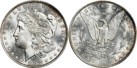 1882-CC Morgan Silver Dollar. MS-64+ (PCGS).
PCGS# 7134. NGC ID: 2574.
From the Rick Appel Collection. Earlier ex GSA.
From the Rick Appel Collecti...