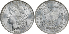1882-CC Morgan Silver Dollar. MS-64 (PCGS).
PCGS# 7134. NGC ID: 2574.
From the Steve Schloss Collection.
From the Steve Schloss Collection.
