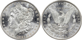 1882-CC Morgan Silver Dollar. MS-63 (PCGS).
PCGS# 7134. NGC ID: 2574.