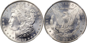 1882-CC Morgan Silver Dollar. MS-63 (NGC).
PCGS# 7134. NGC ID: 2574.
From the Maine Carson City Hoard.
From the Maine Carson City Hoard.