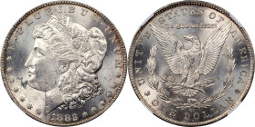 1882-CC Morgan Silver Dollar. MS-61 (NGC).
PCGS# 7134. NGC ID: 2574.
From the Maine Carson City Hoard.
From the Maine Carson City Hoard.