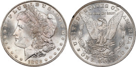 1882-CC GSA Morgan Silver Dollar. Mint State (Uncertified).
PCGS# 518866. NGC ID: 254B.
From the Maine Carson City Hoard.
From the Maine Carson Cit...