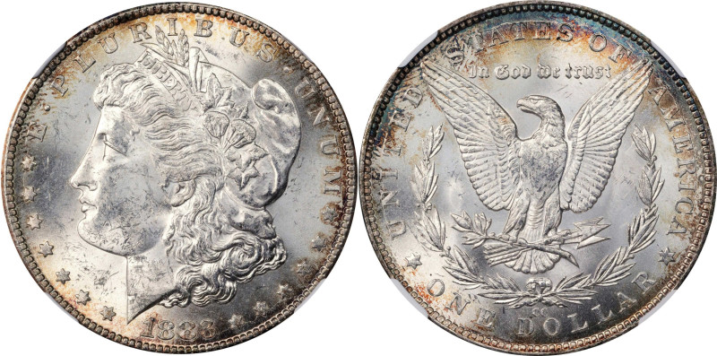 1883-CC Morgan Silver Dollar. MS-62 (NGC).
PCGS# 7144. NGC ID: 254H.
From the ...