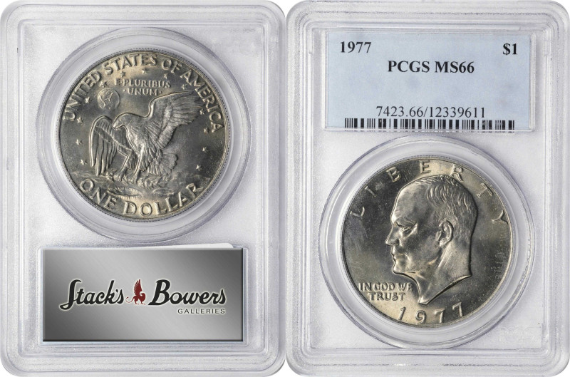 Complete Set of Mint State Eisenhower Dollars, 1974-1977. (PCGS).
From the Stev...