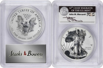 Complete 2011-Dated 25th Anniversary Silver Eagle Set. First Strike. (PCGS).
From the Rick Appel Collection. Earlier ex GSA.
From the Rick Appel Col...