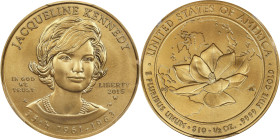 2015-W First Spouse Gold Bullion Coin. Jacqueline Kennedy. First Strike. MS-69 (PCGS).
PCGS# 544525.