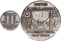 1987 Zinkann Pattern Half Eagle. Judd-Unlisted, Pollock-5460. Rarity-7. .999 Fine Silver. Plain Edge. Antiqued Finish. MS-65 (PCGS).
PCGS# 534605.
F...