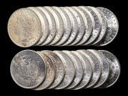 Roll of 1884-O Morgan Silver Dollars. Mint State (Uncertified).