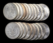 Roll of 1885-O Morgan Silver Dollars. Mint State (Uncertified).