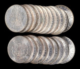 Roll of 1885-O Morgan Silver Dollars. Mint State (Uncertified).