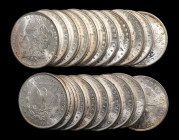 Roll of 1889 Morgan Silver Dollars. Mint State (Uncertified).