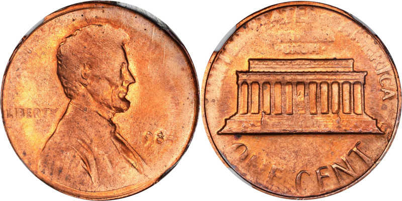 1984 Lincoln Cent. Excess Pressure Strike. (NGC).
From the Barry Harding Collec...