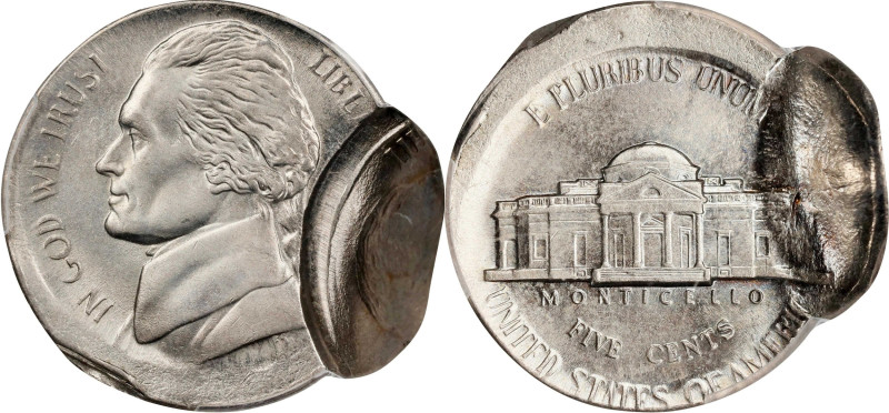 Undated (1938-2003) Jefferson Nickel. Copper-Nickel. Triple Struck, Second and T...