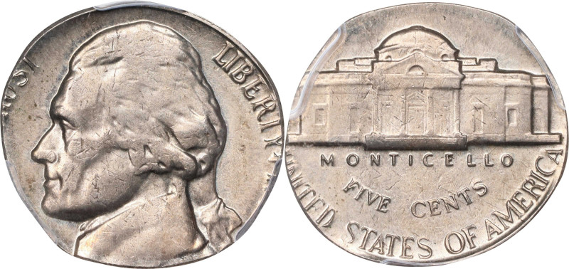 Undated (1938-2003) Jefferson Nickel. Struck on a Foreign Planchet. AU-55 (PCGS)...