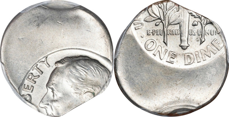 Undated (1965-2023) Roosevelt Dime. Copper-Nickel Clad. Double-Struck, Saddle-St...